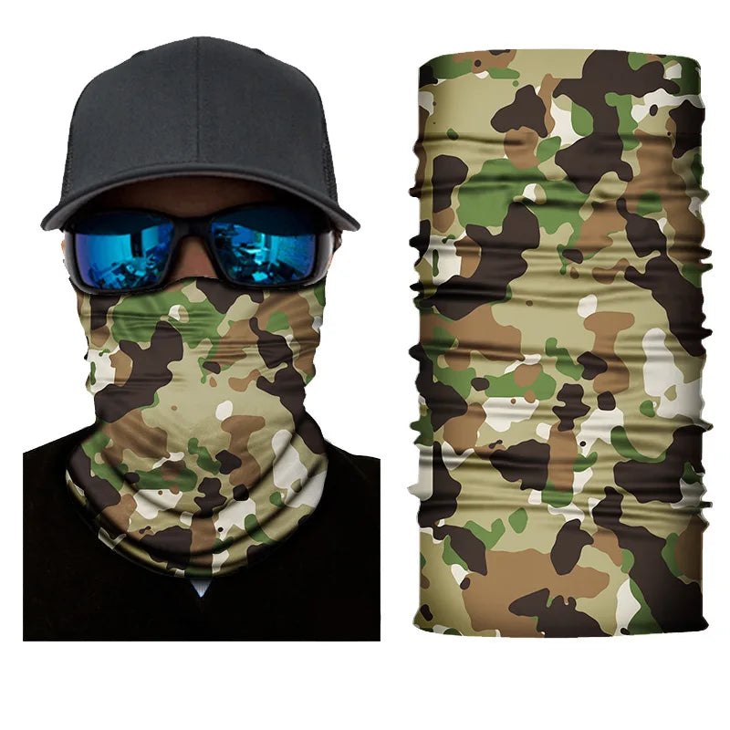 Camo. Men's Bandana Magic Turban Seamless Multifunctional Sports Headband