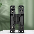 Black Invisible Door Hinge with Concealed Adjustable European Indoor Cross H Type Hinges