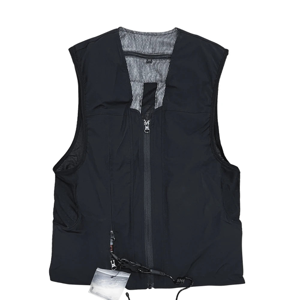 Ergonomically Breathable Black Motorbike Sports Body Gear in Anti-impact PE Shells