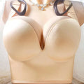 Wireless Plus Size Bras Push up Women Full Coverage Underwear Body Shaping Bra Shapewear Plus Size Bra
