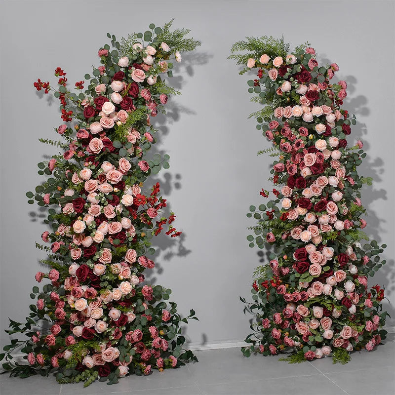 L-HOA021 Wholesale Artificial Horn Arches Flower Horn Flower Arches Flower Arch Arrangement Horn Wedding Decoration