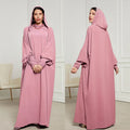 Wholesale Traditional Egyptian Islamic Sporty Dress Modesty Dubai Turkish Hooded Abaya Prayer Dress Cap Wholesale Daily Muslim