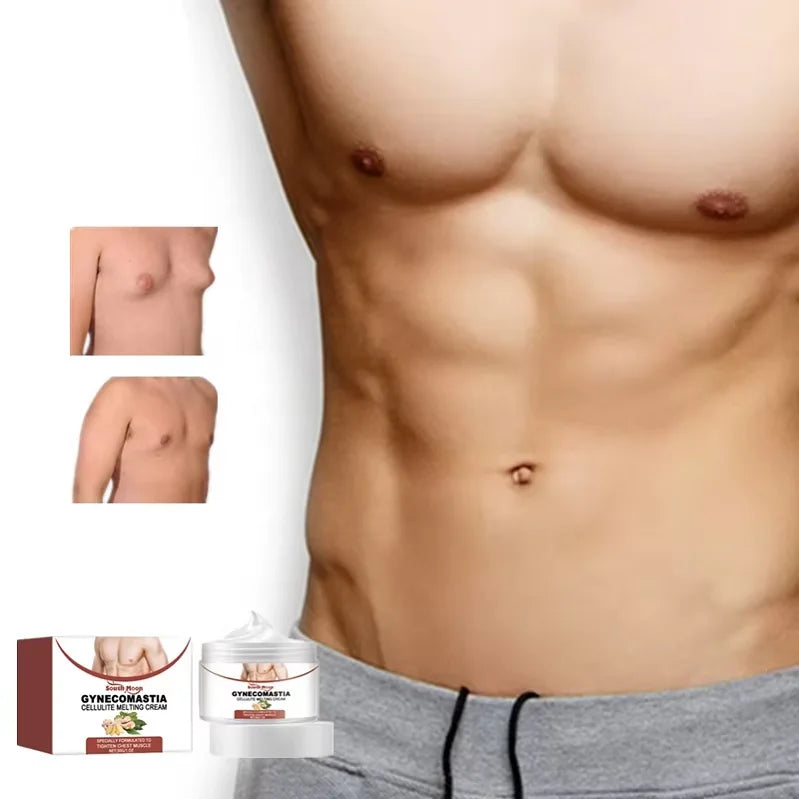 South Moon Gynecomastia Cellulite Melting Chest Cream Male Breast Reducing Cream Anti Sagging Breast Firming Cream for Men