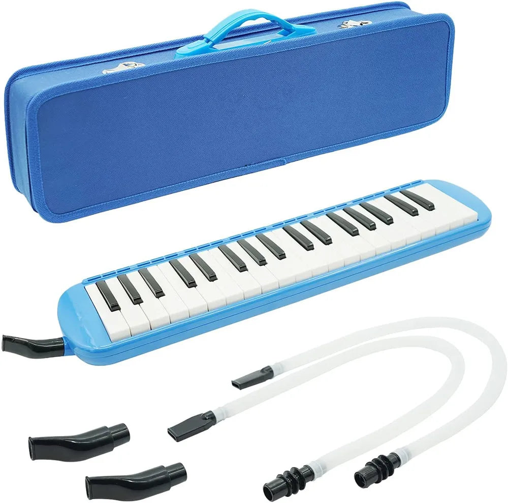 Popular Wholesale Various Colors 37 Keys Melodica Small Kid Toy Piano with Accessories