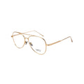 Latest Custom Made Matte Gold Optical Frames Eyeglasses for Men