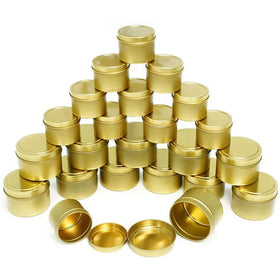 Wholesale Small DIY Empty Round Tinplate Jars 4oz/8oz Customizable Color Luxury Soy Wax Scented Candle Craft Set