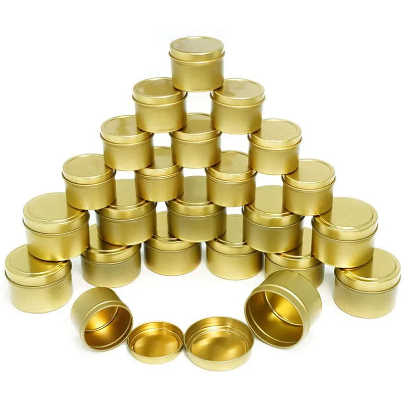 Wholesale Small DIY Empty Tinplate Jar Luxury Soy Wax Scented Candle Craft Set