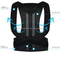 Custom Adjustable Breathable Eco-Friendly Durable Shoulder Straightener Full Back Support Upper Lower Back Back Brace Posture