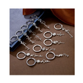 New Custom Personalized Name Logo Keychain Stainless Steel Metal Keychain