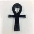Wholesale Natural Obsidian Ankh Cross Pendant Egyptian Key of Life Pendant&Necklace Jewelry Gift MegaBDM