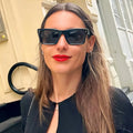 Latest Retro Style Luxury Fashion Rice Nail square Shades Sunglass China Manufacture Wholesaler Sunglasses