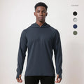 Men's Quick Dry Sports Hoodie With Thumb Hole Pullover Shirt for Running Fitness Training Enhanced Training Wear