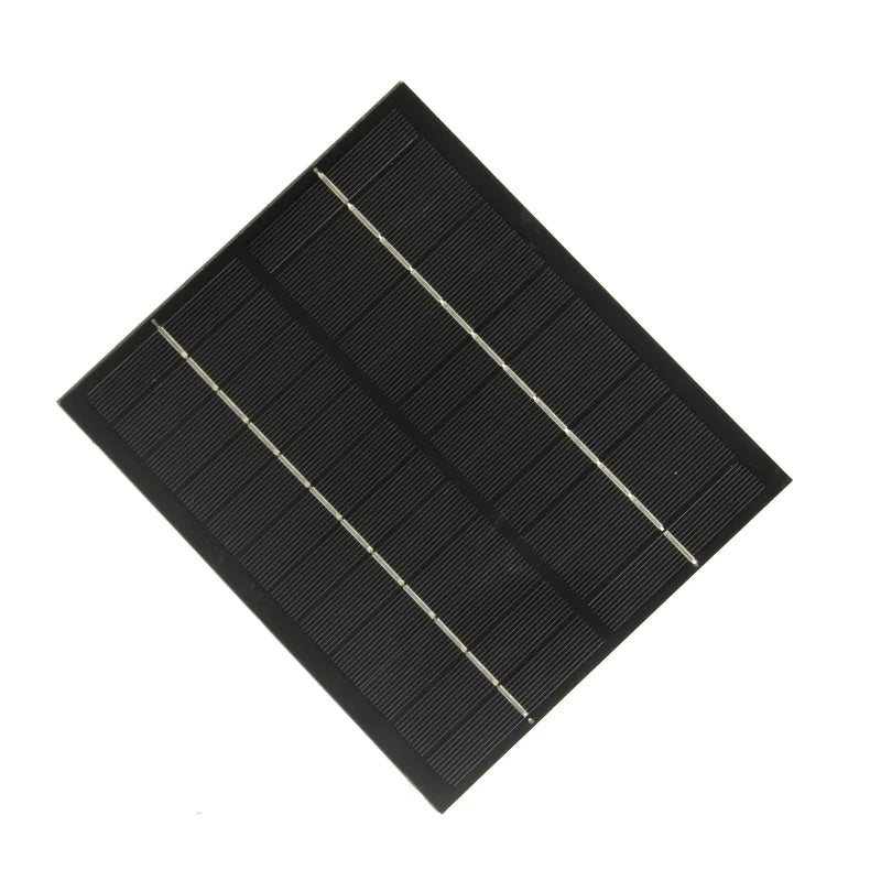 BUHESHUI 6W 12V 200*170MM Monocrystalline PET  Small Solar Panel DIY for Mobile Phone Camping Battery Charger
