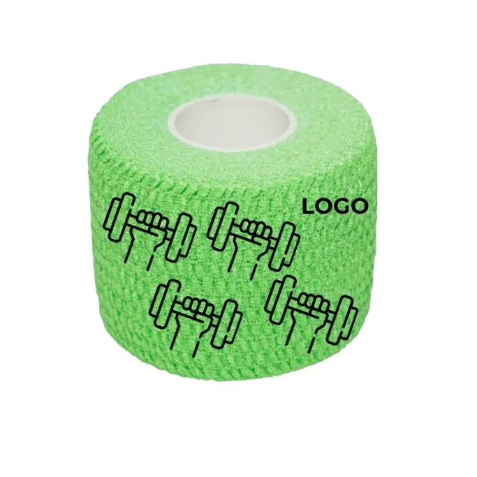 Trending Customized 3.8cm*6.9m EAB Elastic Adhesive Sport Tape with Logo Printing for Athletes and Boxing