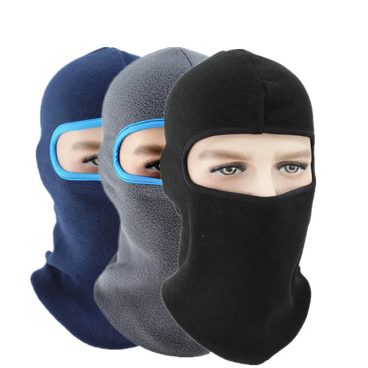 Fleece Common Outdoor Winter Hat Riding Ski Motorcycle Bike Windproof Warm Face Protection Sports Balaclava Custom Mask 100%