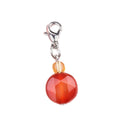 DIY Pendant Good Quality Promotional Fashion Natural Carnelian Mini Sphere Keychain for Boy and Girl