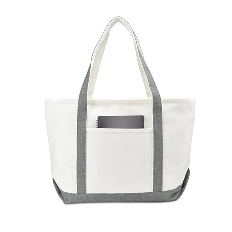 Wholesale Custom Print logo Heavy Duty Cotton Tote Eco Friendly Canvas Bags