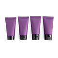 Purple Empty Plastic Squeeze Bottles Refillable Travel Cosmetic Sample Packing Containers Tubes for Facial Cleaner