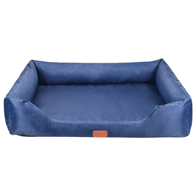 Manufacturer's Luxury Pet Dog Nest Comfortable Waterproof Washable Cat Bed Small XL Sizes Animal Pattern Removable Winter