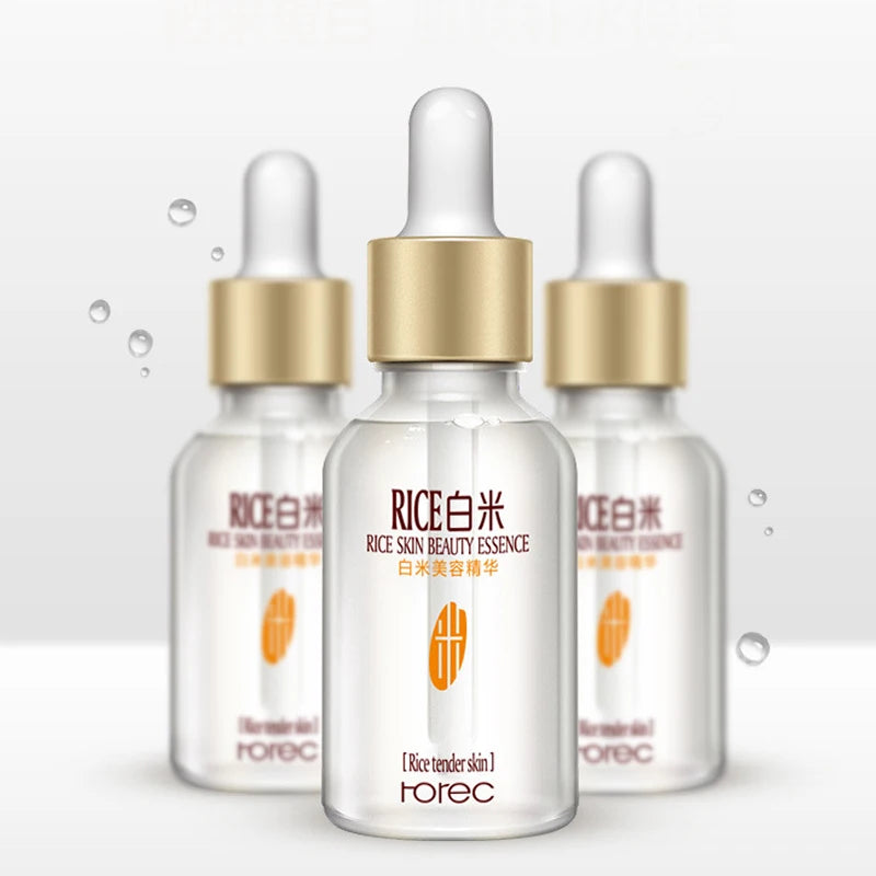 OEM Private Label Rorec Rice Extract Facial Essence Tender & Moisturizing Skin Care Serum Wholesale Brightening Facial Essence
