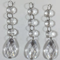 Honor of Crystal Prism Pendant Lighting Lamp Chandelier Glass Octagon Bead Chain With Drops