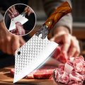 Meat Cleaver Chef Knife Dragonhead Fish-scale Pattern Slicing Knife Fish Cutting Cleaning Knives Seafood Market Slaughter