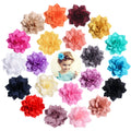 Flower Silk Hair Clip and Bow Accessories European & American Style for Children Girls Infants Toddlers