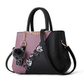 2026 Private Label Wholesale Professional Large Capacity Office Flower Print Purple Ladies Bag