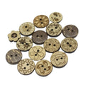 Wholesale 2-Hole 4 Holes Round Button Sewing Garment Natural Coconut Shell Buttons