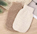 Wholesale Shower Ramie Jute Cotton Fiber Washcloths Body Scrubbers Bath Mitts Exfoliating Bath Gloves