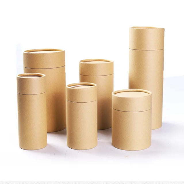 Customize Logo Packaging Cylinder Circular Tube Paper Tube Paper Tea Can