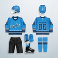 Custom Tackle Twill Polyester Ice Hockey Wear for Adults Competitions