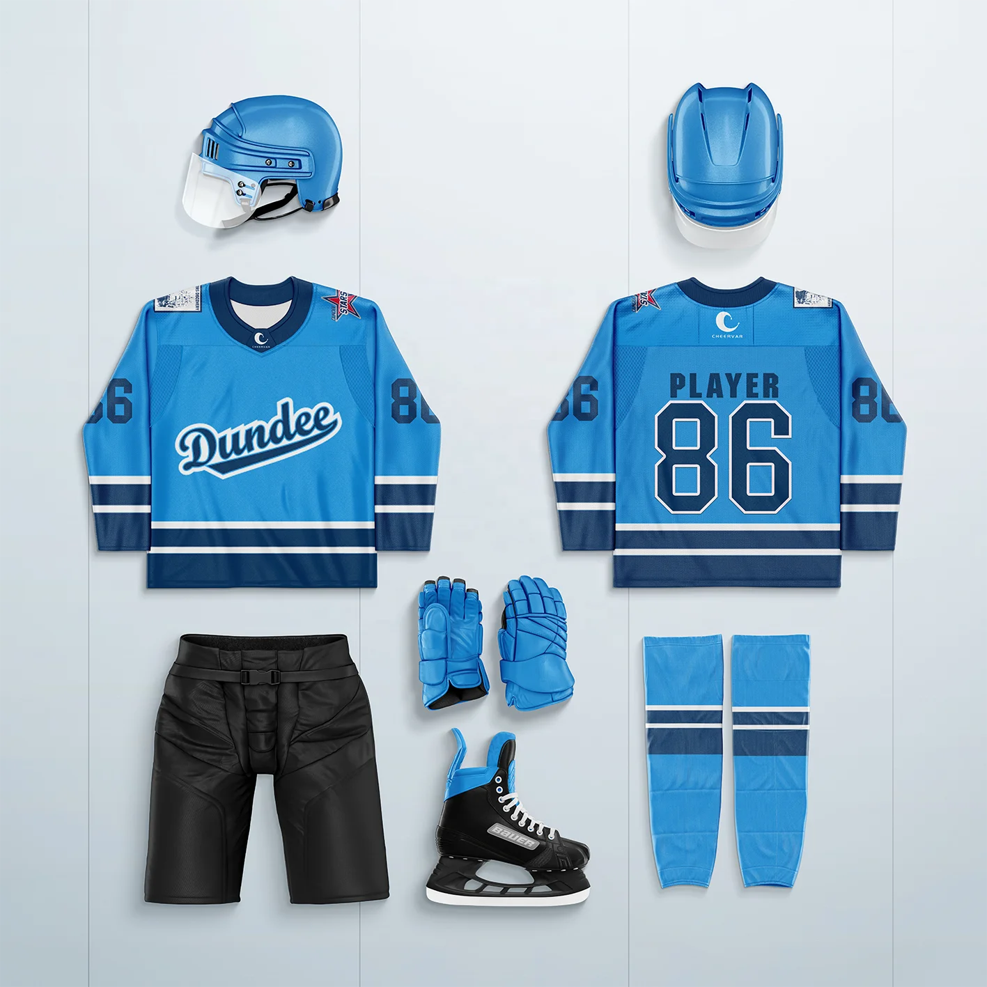 Custom Tackle Twill Polyester Ice Hockey Wear for Adults Competitions
