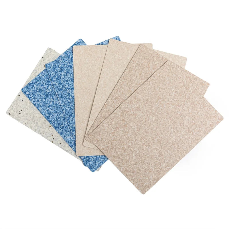 Wholesale Roll PVC Homogeneous Vinyl Flooring for Hospital Use Anti-Slip Indoor Graphic Design Roll/Sheet