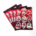 Custom Printed Self-Adhesive Vinyl Waterproof Stickers Sheet Flash Kiss Cut Die Cut for Decorative Purposes