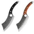 Handmade 6-Inch Blackened Stainless Steel Kitchen Chef Cleaver Professional Butcher Boning Fillet Forged Full Tang Slaughter