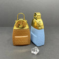 Factory Direct Sales of  Leather  Material Handbag Shape 30ml  Glass Perfume Bottle