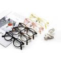 Luxury Custom Handmade Small Round Acetate Glasses Eyeglass Frame Classic Diamond Face Shape Match