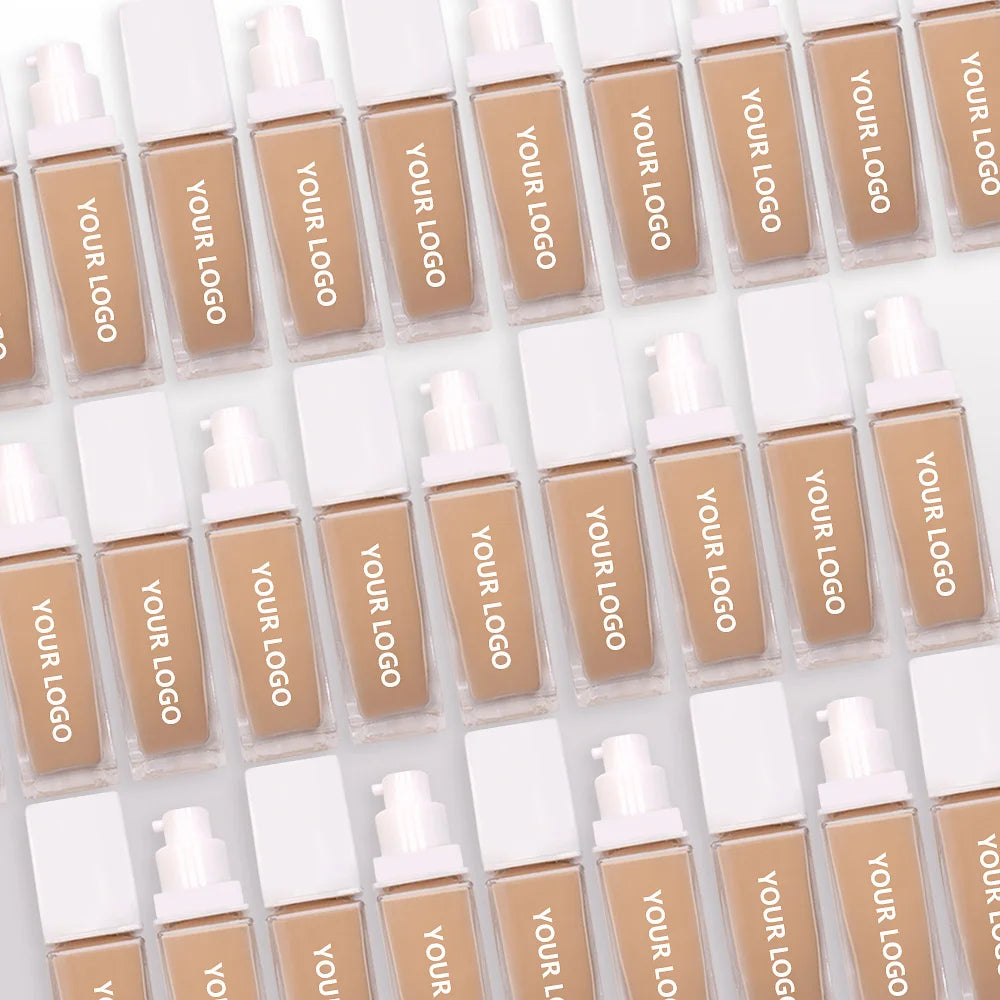 Long Lasting Cosmetics Private Label Vegan Full Coverage Waterproof Matte Liquid Makeup Foundation