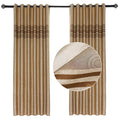 Wholesale Cheap Curtain Embossed Fabric Ready Made Office Blackout Striped Floral Embossed Jacquard Living Room Curtains MegaBDM