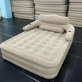 Custom Luxury Automatic Twin Inflatable Air Bed Mattress Modern Design with Built-in Pump for Home Furniture or Apartment Use