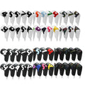 10pcs with Number 4/5/6/7/8/9P/A/S/X Waterproof and Dust Proof Easy Clean Leather Assort Color Golf Iron Club Headcover