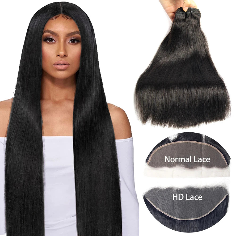Wholesale 100% Unprocessed Virgin Brazilian Human Hair Extensions Double Weft Straight Hair Bundles Double Drawn Hair Weft