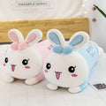 NEW Creative Back Strap Planking Rabbit Plush Toy Small Rabbit Doll Sleeping Throw Pillow Girlfriend Valentine's Day Gift