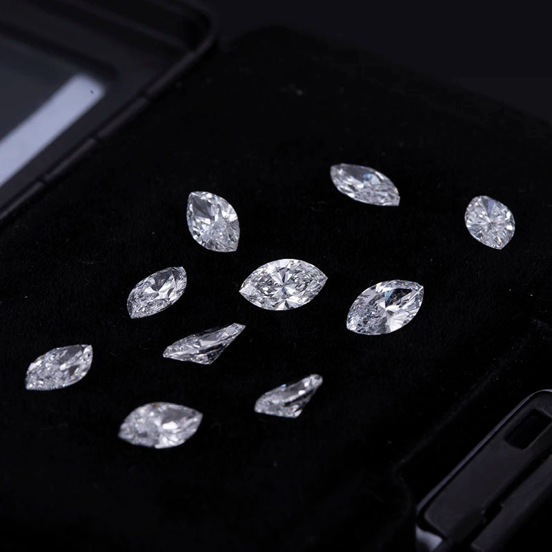 1.5X3mm - 4X8mm DEF VS Melee Marquise Cut Lab Grown Diamond