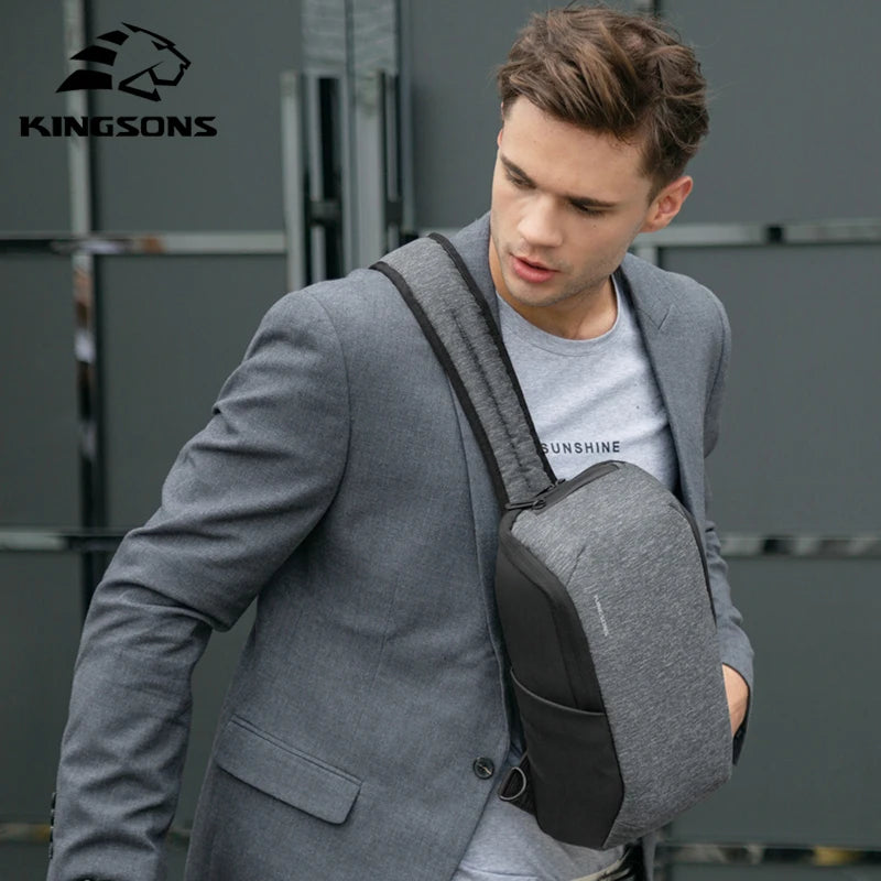 Fashion Design Waterproof New Arrival Small Crossbody Collage Mens Chest Bag