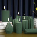 3D Silicone Candle DIY Molds Silicone Cylinder Mold for Homemade Candle Resin Mould Epoxy Resin Casting Molds