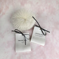 Luxury Fabric Necklace Earrings Display Card Fashion Jewellery Label Hair Tie Necklace Earrings Holder Luxury Fabric Tally