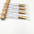 Silicone Facial Mask Brush Transparent Handle Women Skin Face Care Makeup Tools Beauty Cosmetic Mask Brushes