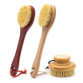 Eco-Friendly Long Handle Bamboo Shower Brush Set with Soft Sisal Bristles Custom Logo New Styles for Body Application